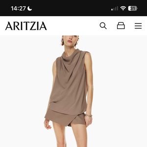 Babaton sleeveless blouse